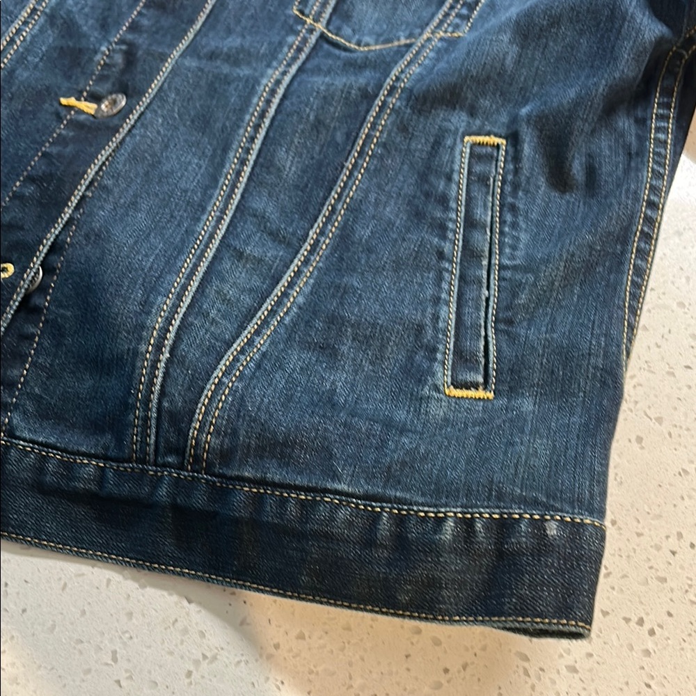 Lucky Brand Blue Jean Jacket Classic Denim Style - Picture 12 of 13